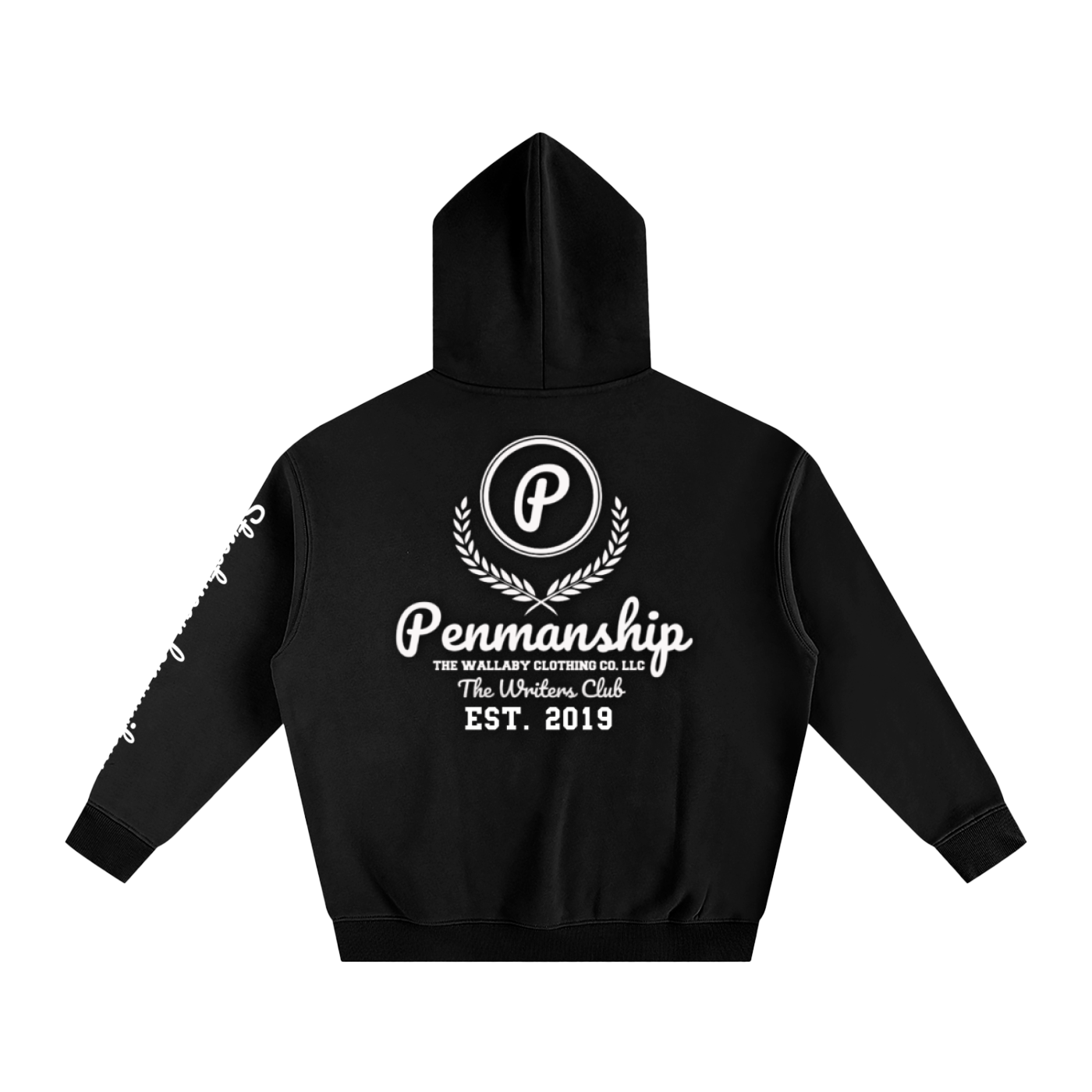 Penmanship Oversize Fleeced Hoodie