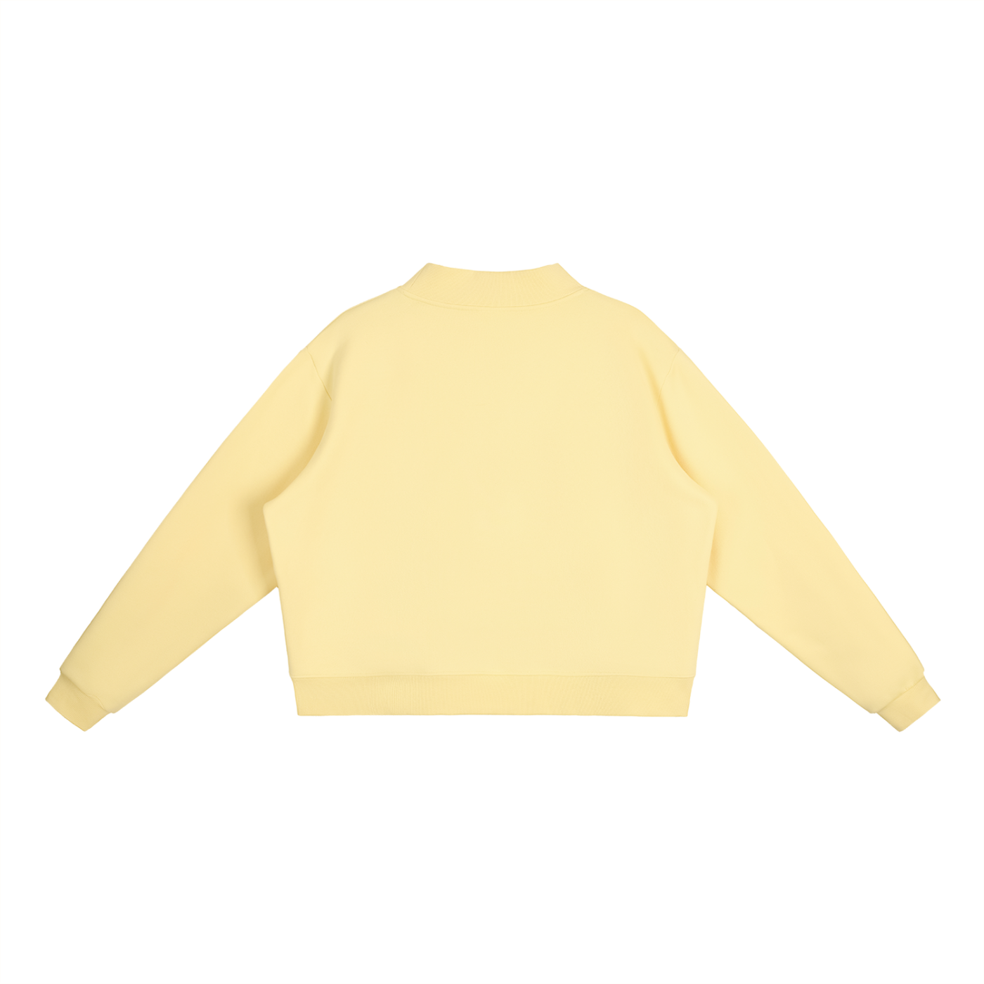 Penmanship Essential Fleece Mock-Neck Crew Sweatshirt