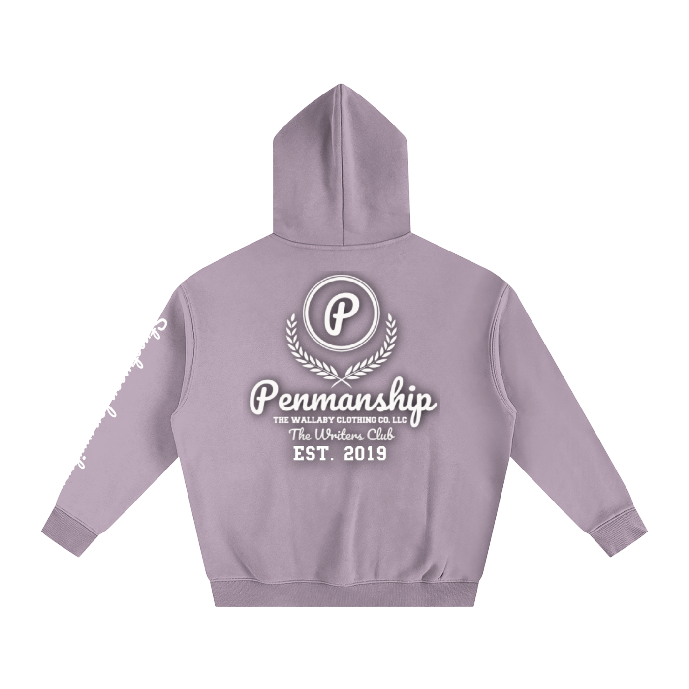 Penmanship Oversize Fleeced Hoodie