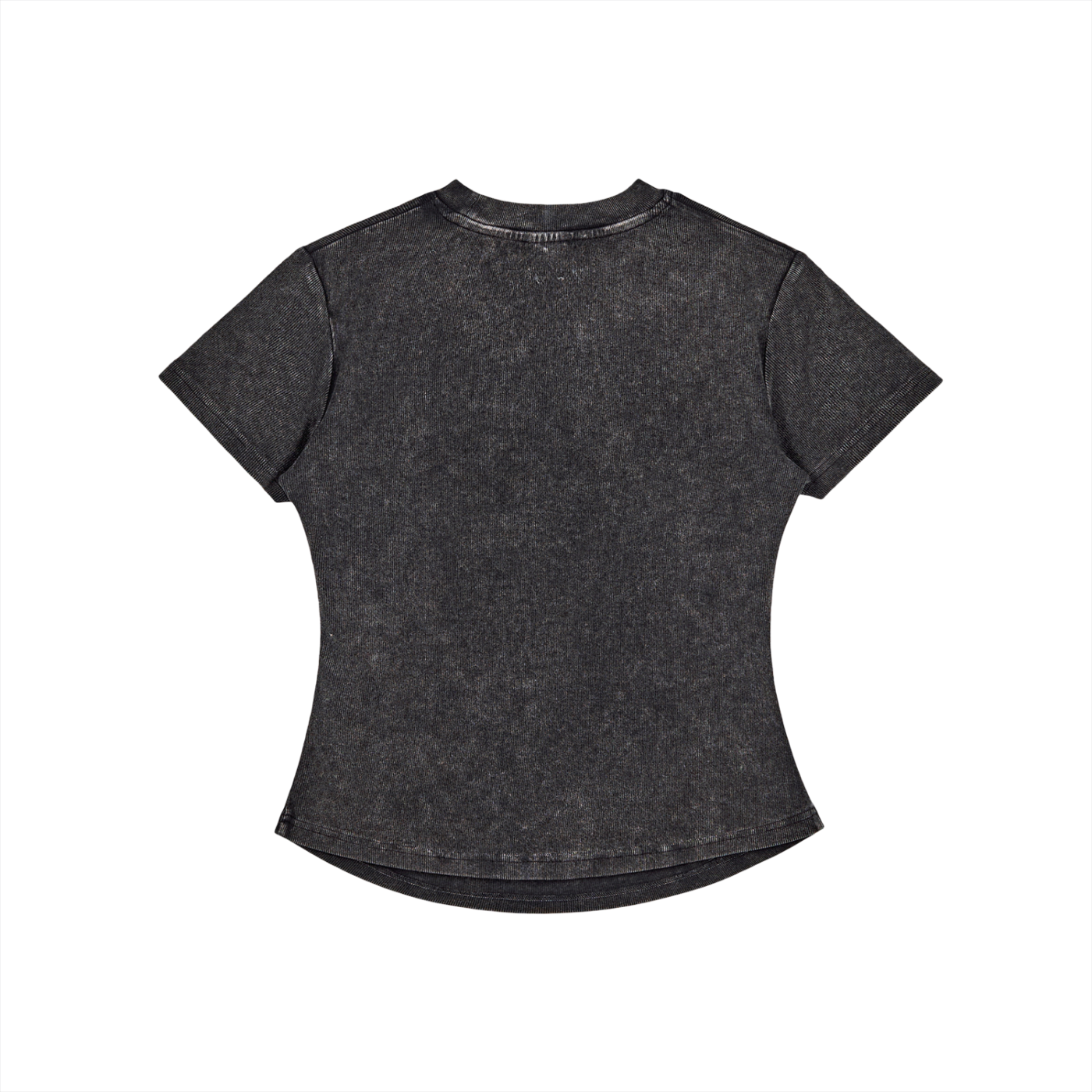 Penmanship Vintage Washed Bodycon Cotton T-Shirt
