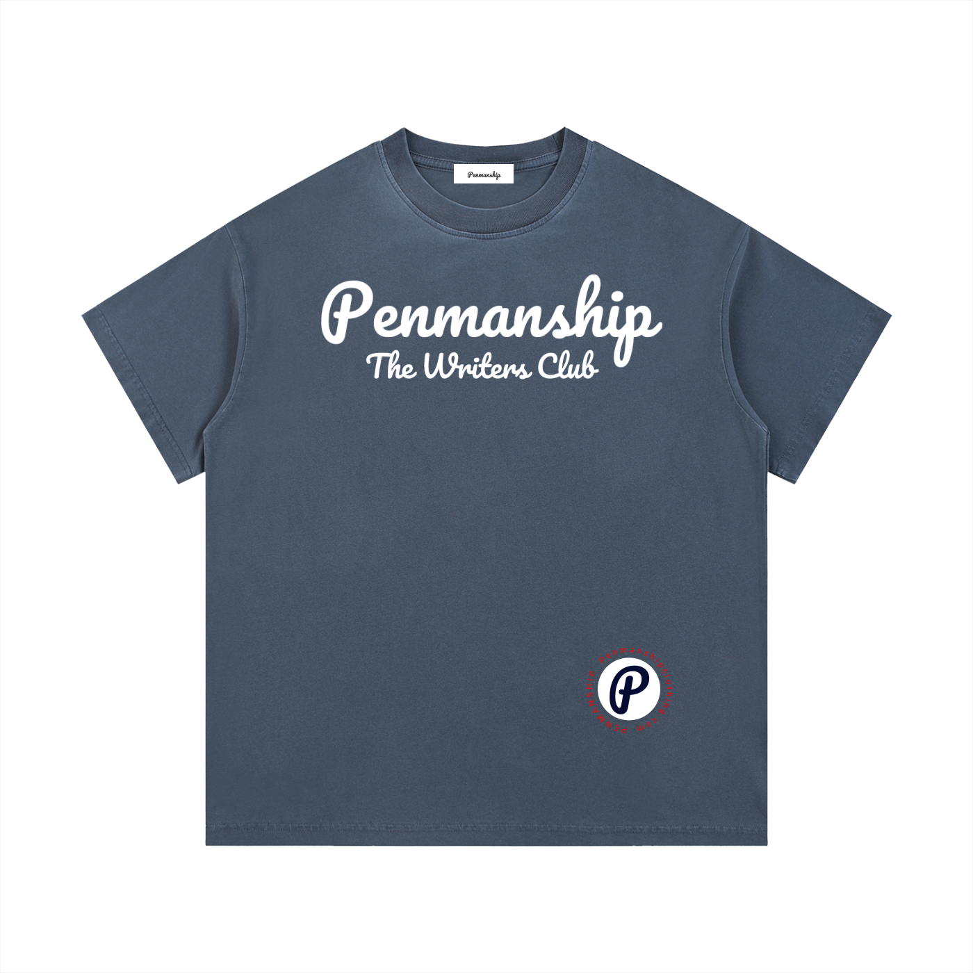 Penmanship Vintage Wash Cotton T-Shirt
