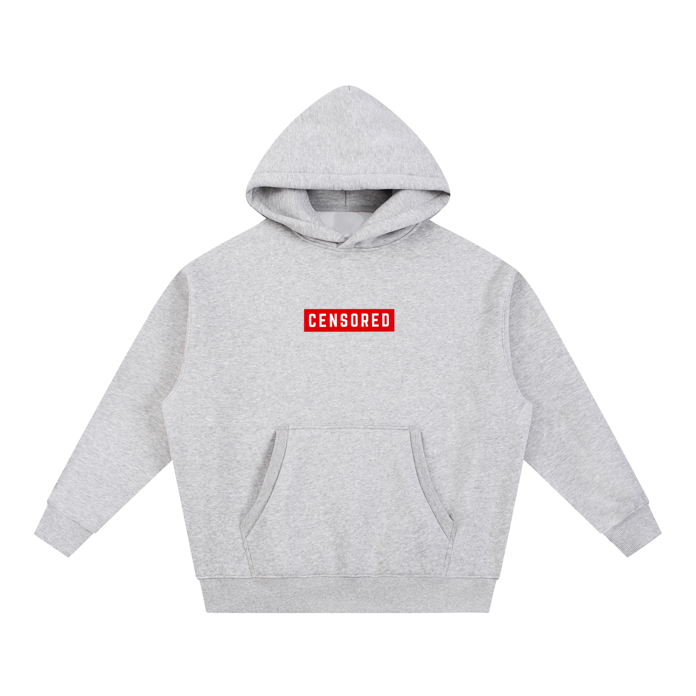 Penmanship censored 101 Essential Oversized Boxy Fit Fleece Hoodie
