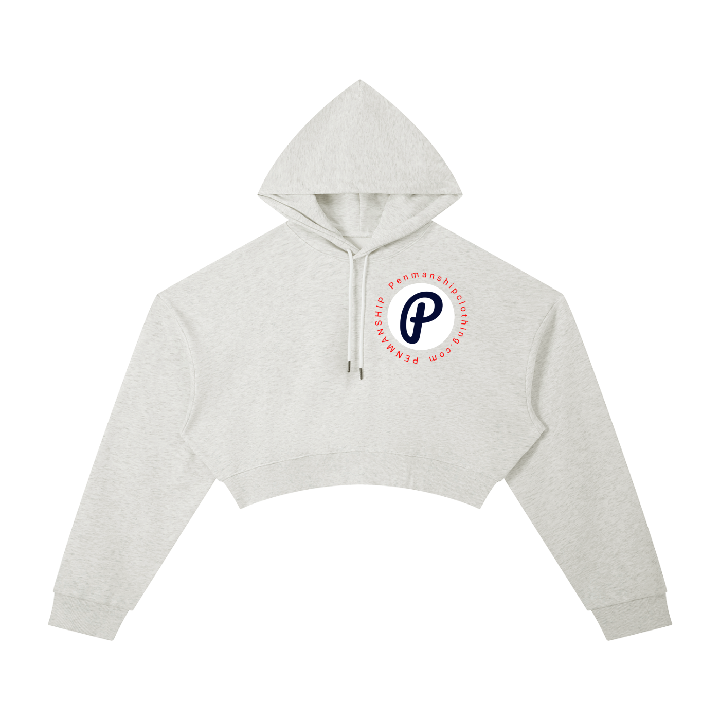 Penmanship Essential Cropped Hoodie