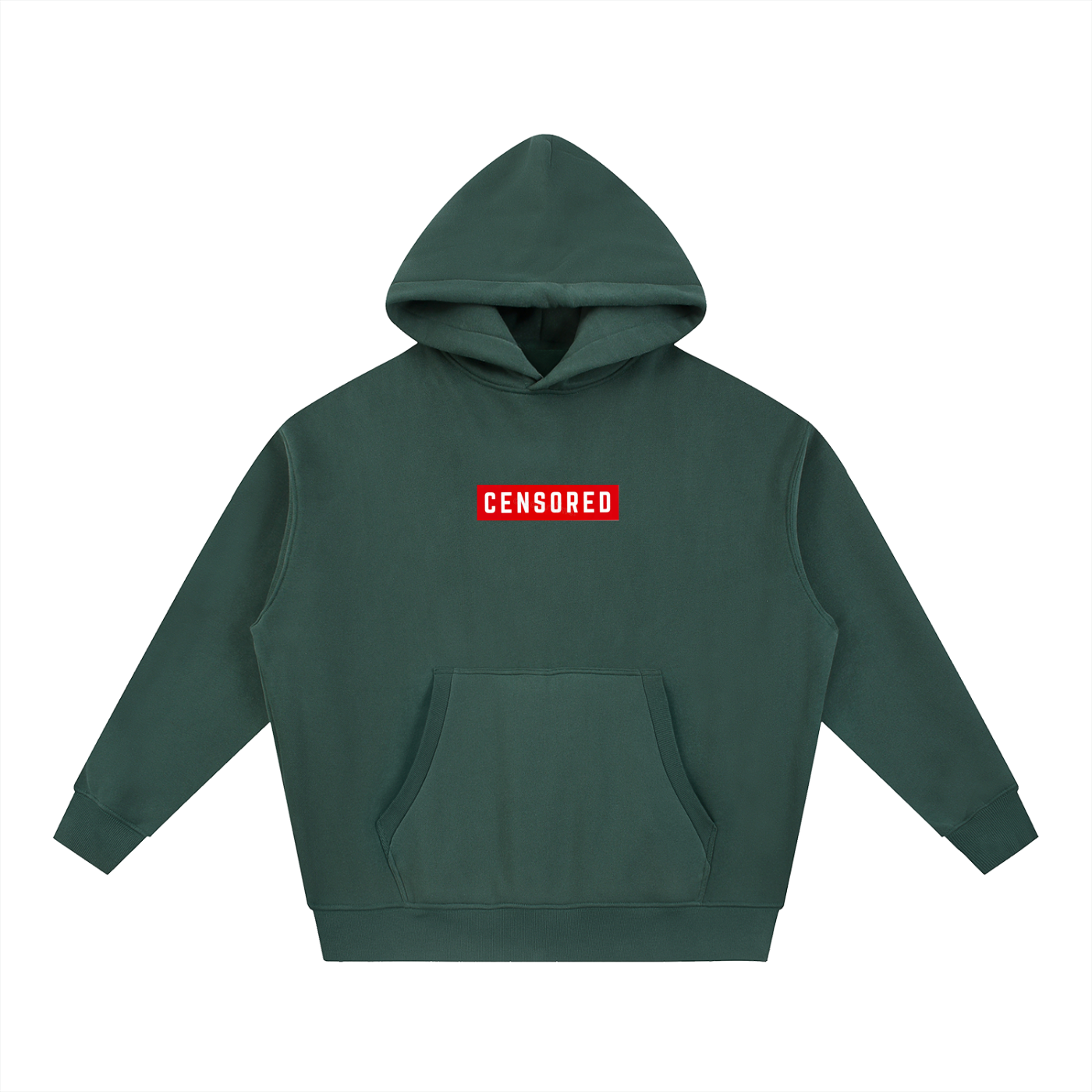 Penmanship censored 101 Essential Oversized Boxy Fit Fleece Hoodie