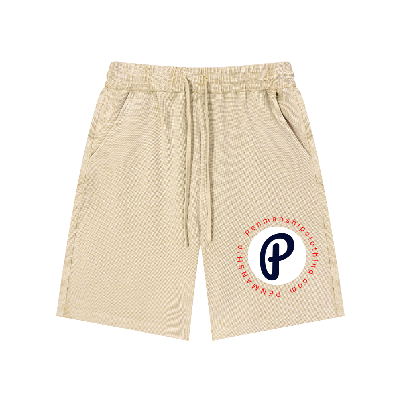 Penmanship Mineral Wash Waffle Knit Shorts