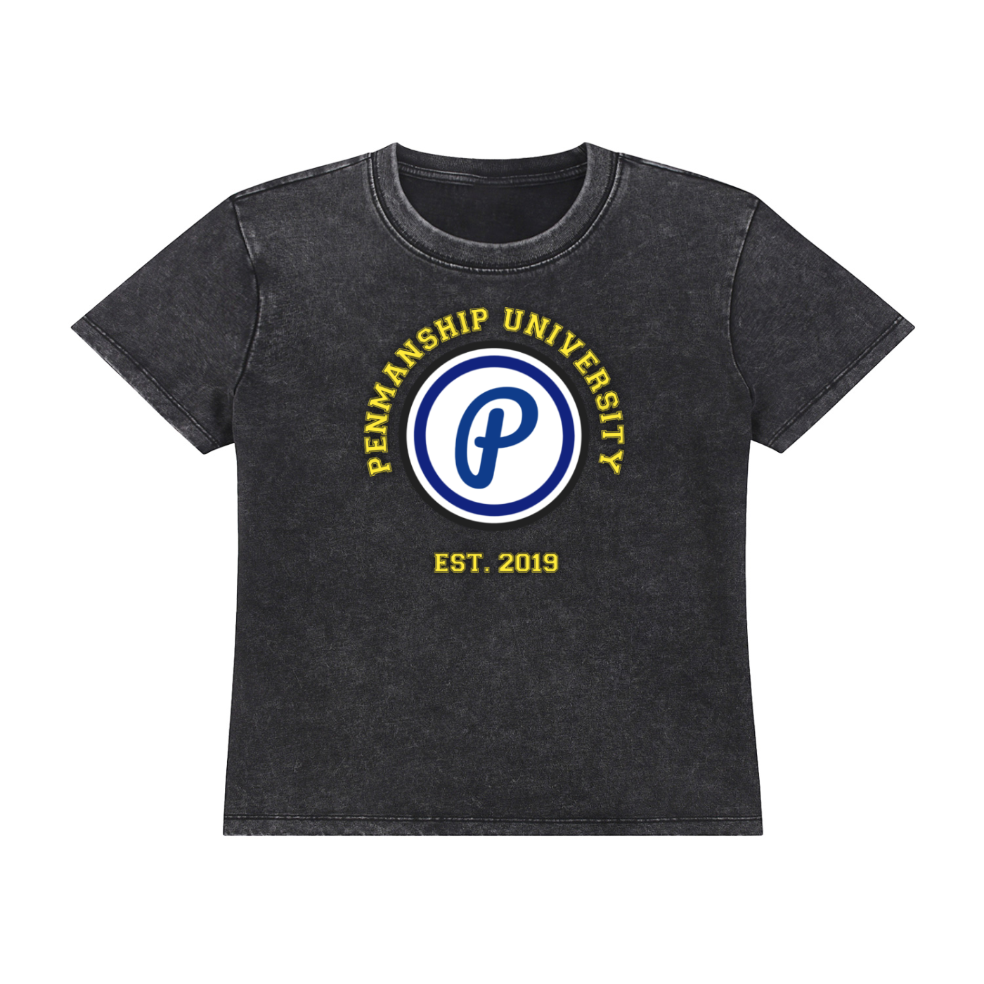 Penmanship Vintage Wash Drop Shoulder T-shirt