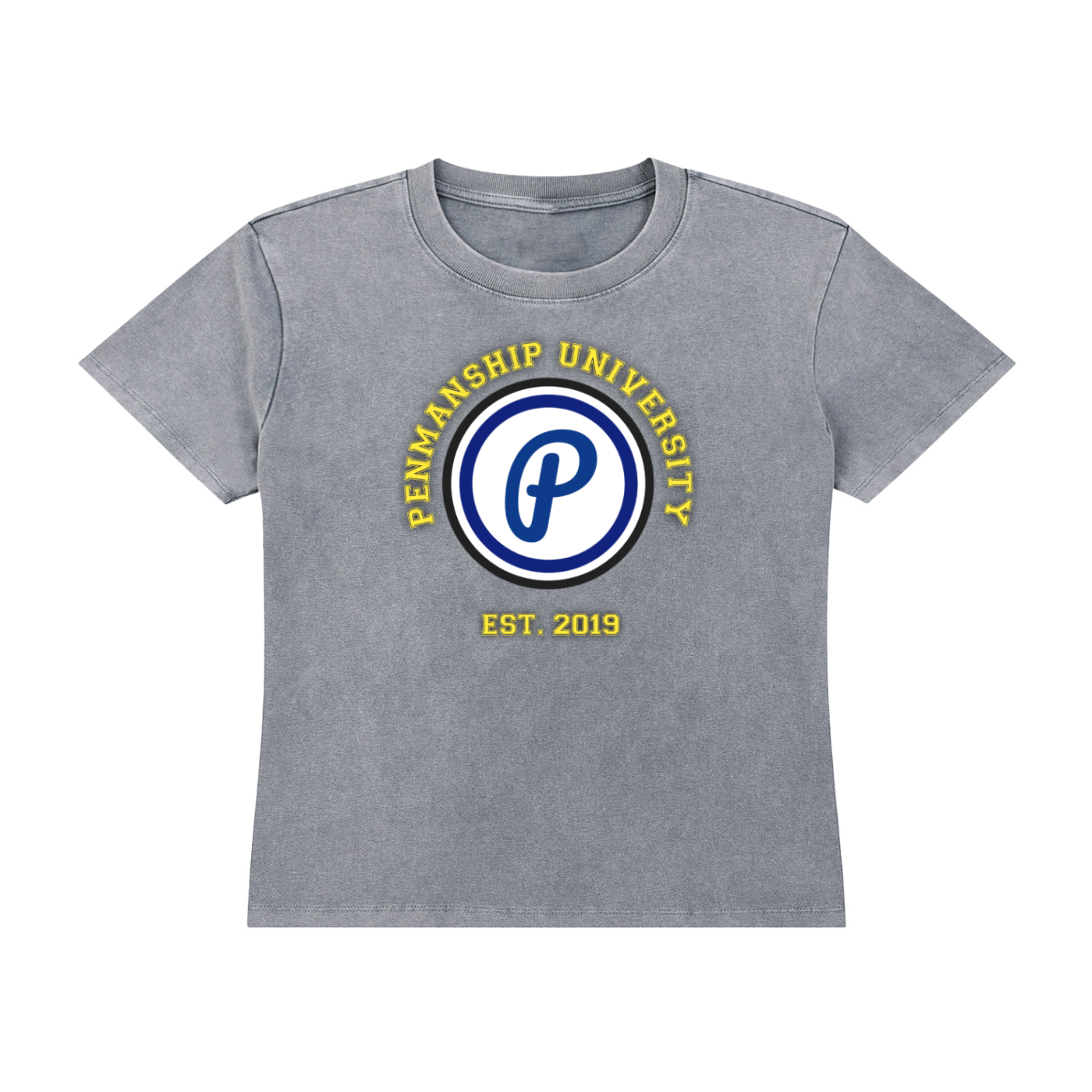 Penmanship Vintage Wash Drop Shoulder T-shirt