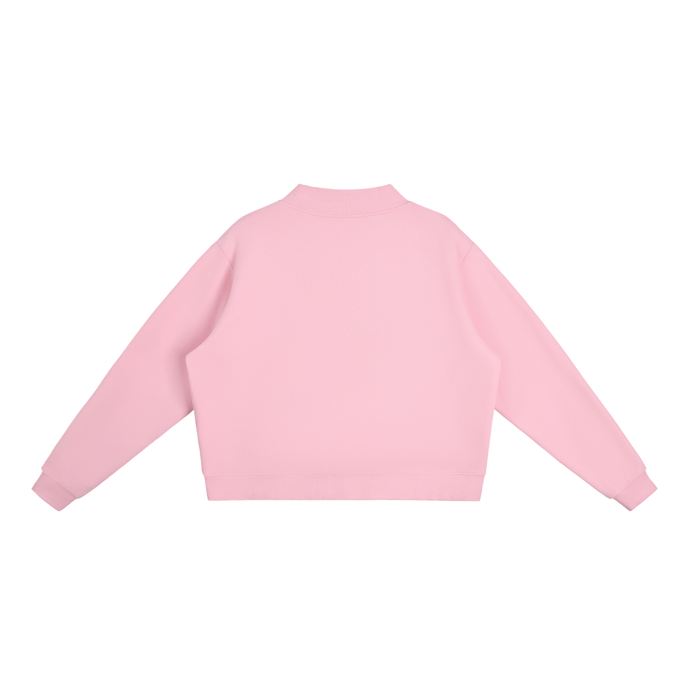 Penmanship Essential Fleece Mock-Neck Crew Sweatshirt