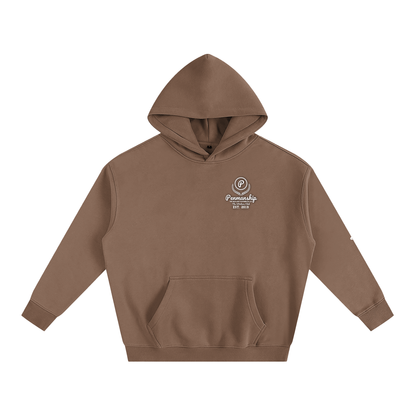 Penmanship Oversize Fleeced Hoodie
