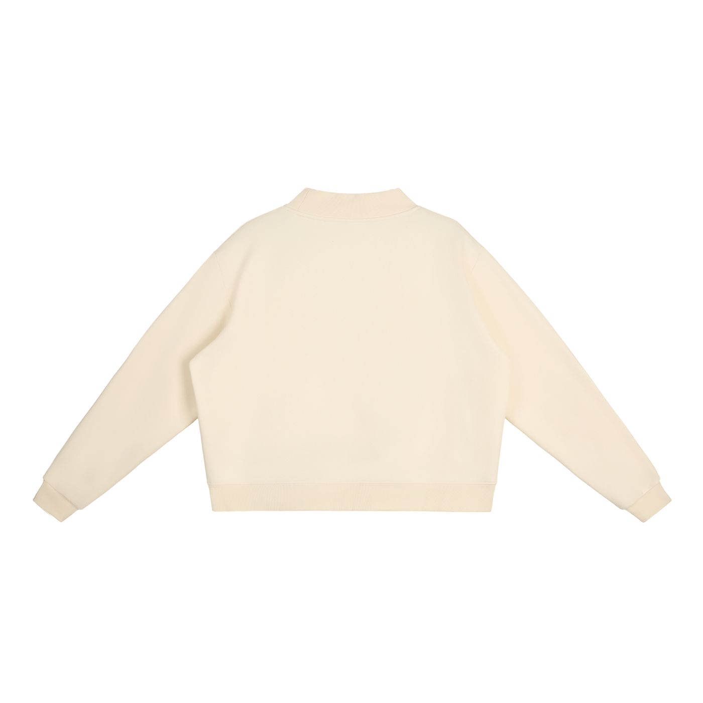 Penmanship Essential Fleece Mock-Neck Crew Sweatshirt