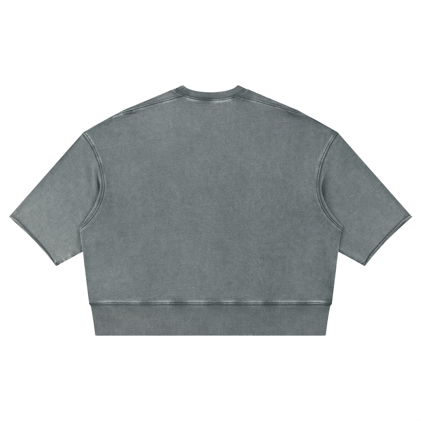 Penmanship Unisex Mineral Wash Boxy Raw Edge T-Shirt