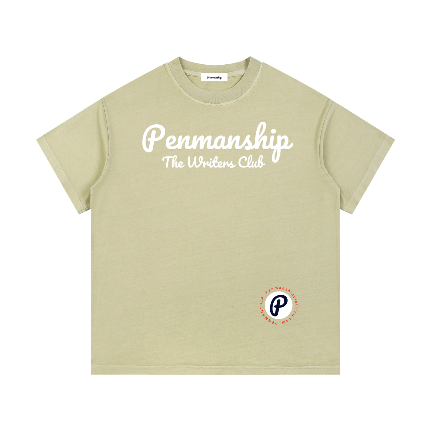 Penmanship Vintage Wash Cotton T-Shirt