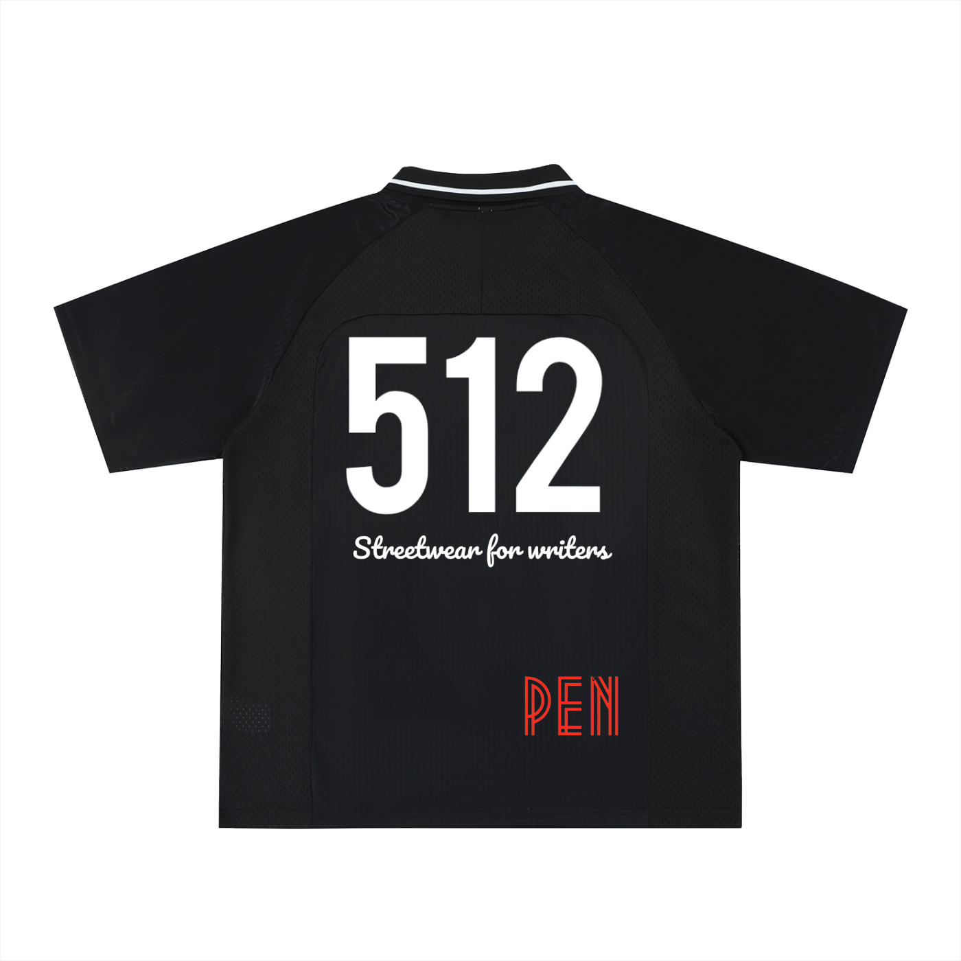 Penmanship Striped V-Neck Soccer Jersey