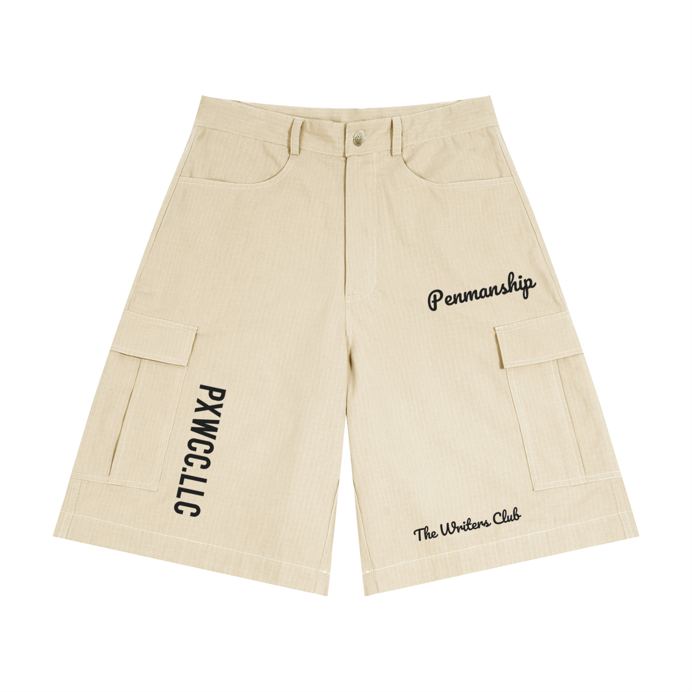 Penmanship Unisex Woven Cargo Shorts