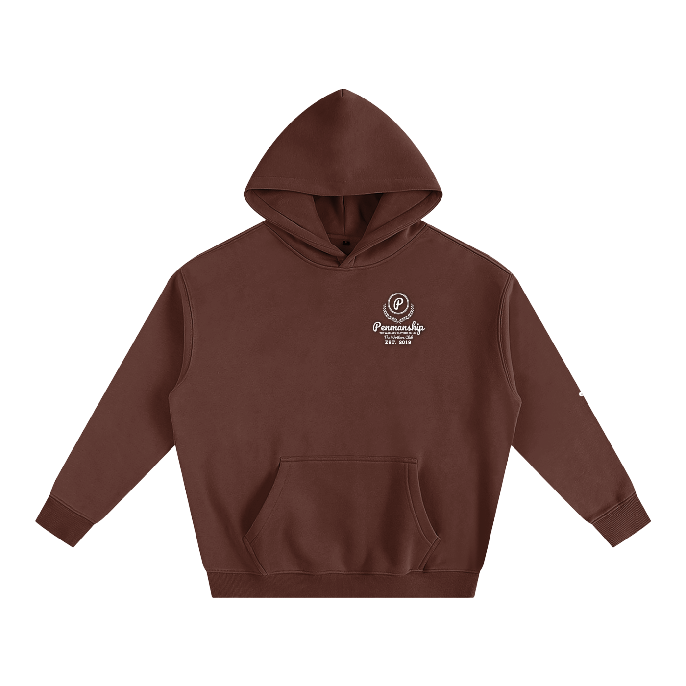 Penmanship Oversize Fleeced Hoodie