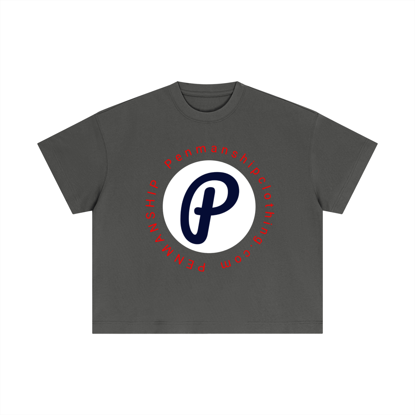 Penmanship Essential Cotton Boxy T-Shirt