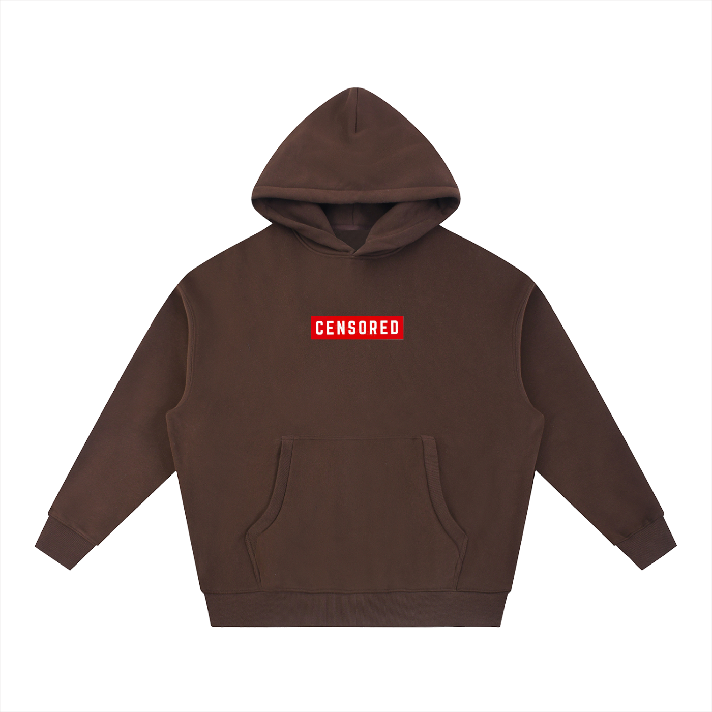Penmanship censored 101 Essential Oversized Boxy Fit Fleece Hoodie