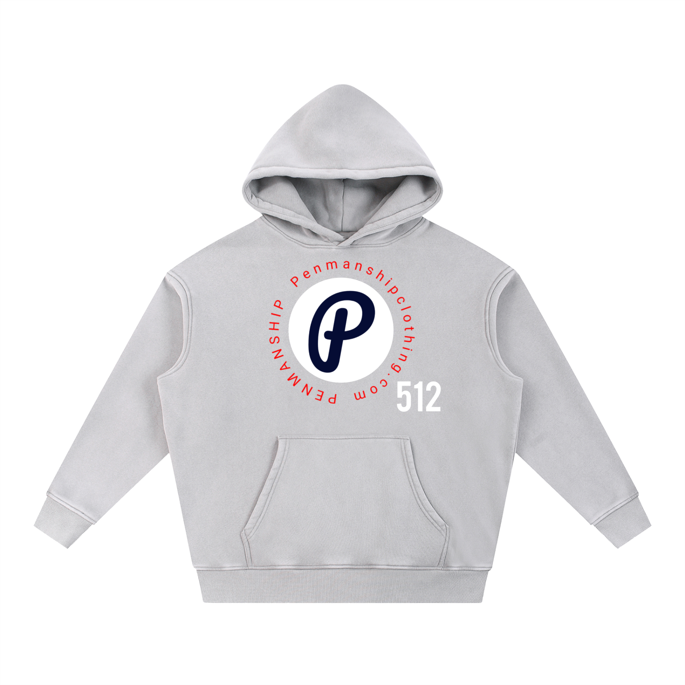 Penmanship Snow Wash Fleece Oversize Hoodie