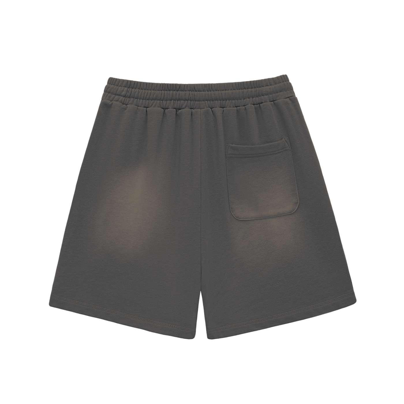 Penmanship Sun Fade Raw Edge Cotton Shorts