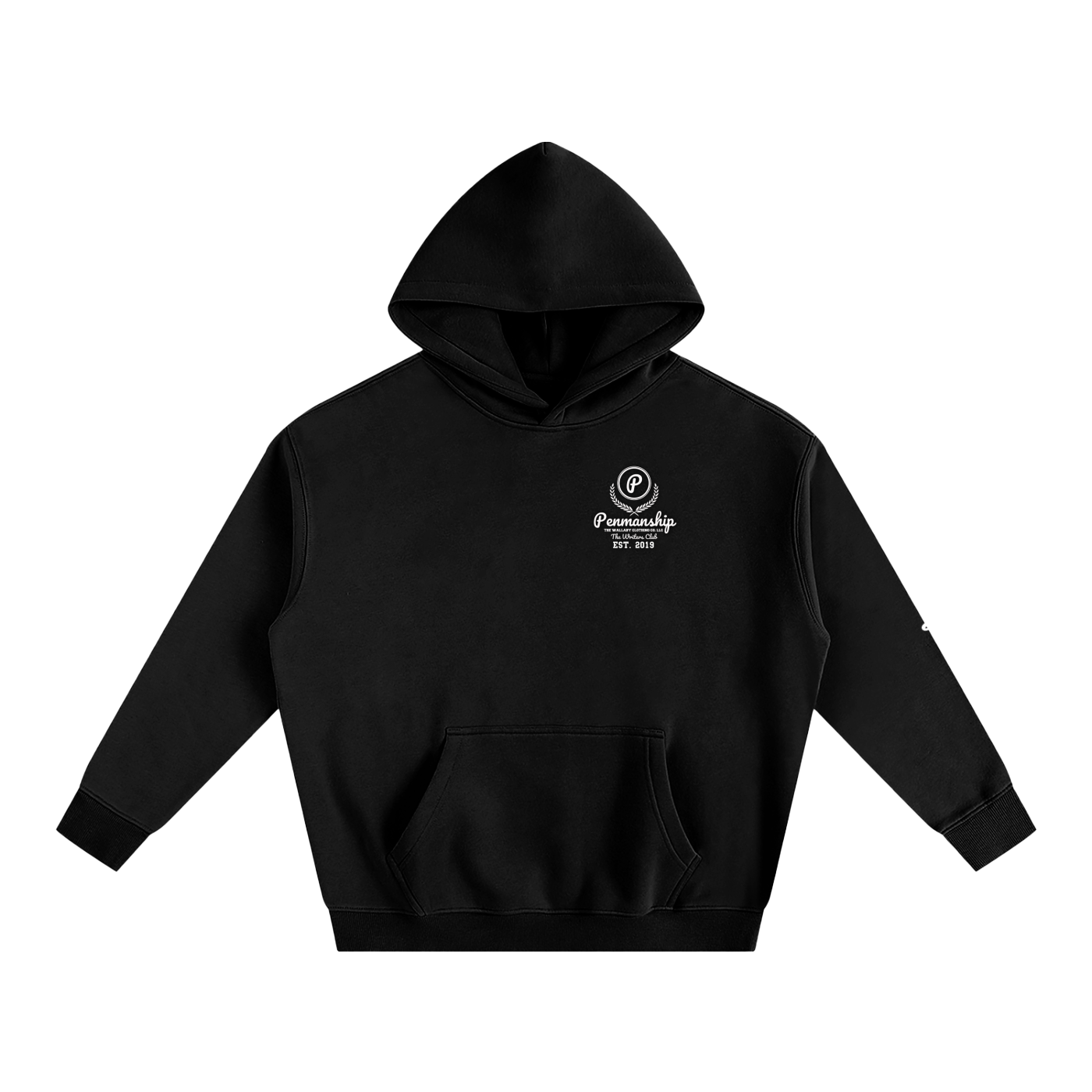 Penmanship Oversize Fleeced Hoodie