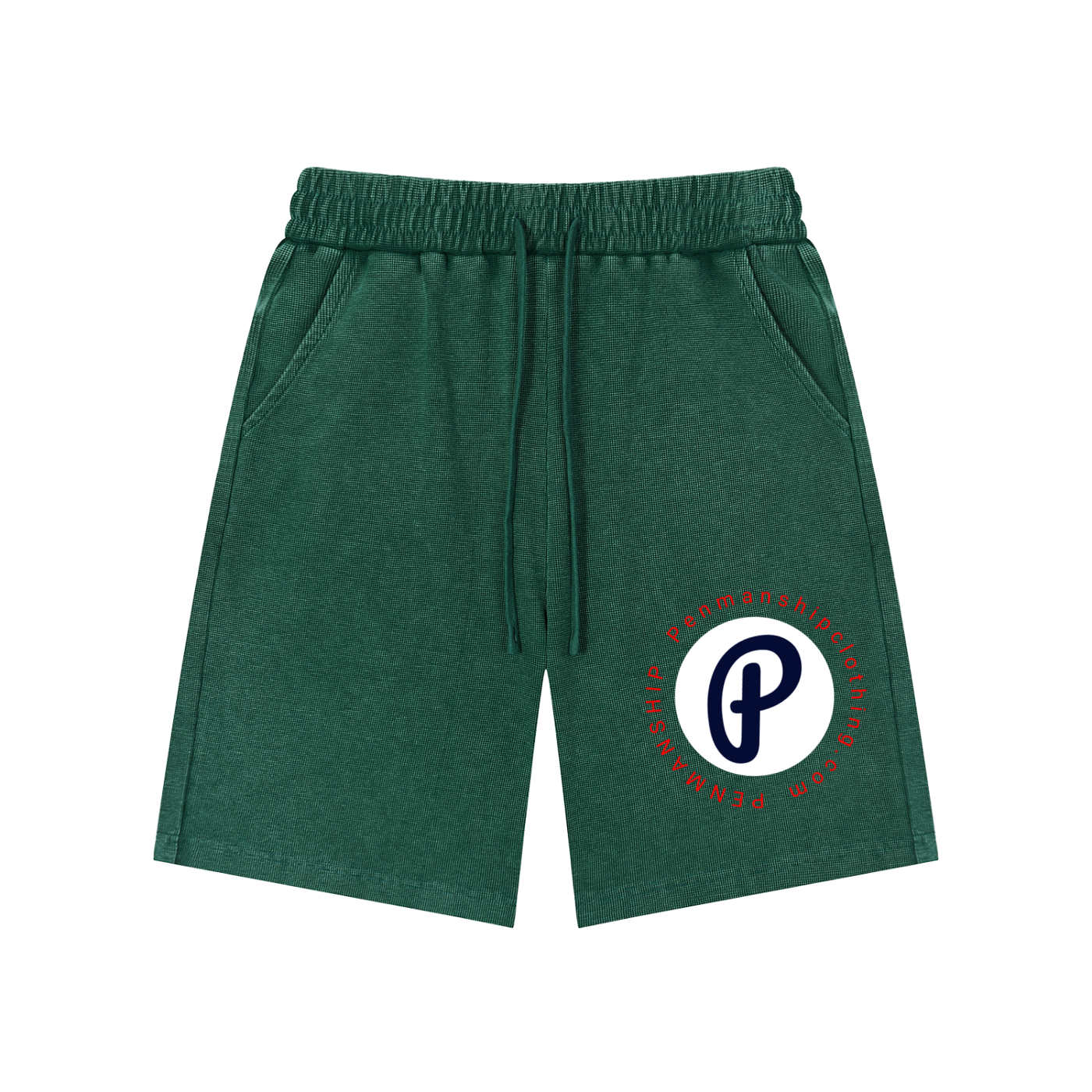Penmanship Mineral Wash Waffle Knit Shorts