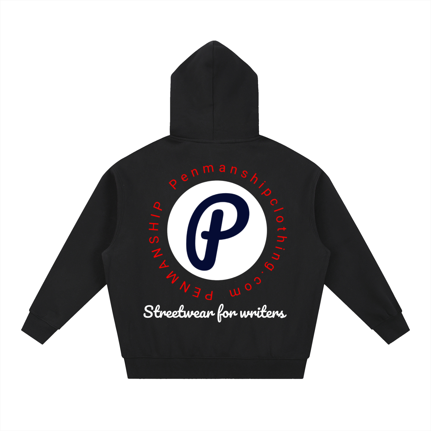 Penmanship censored 101 Essential Oversized Boxy Fit Fleece Hoodie
