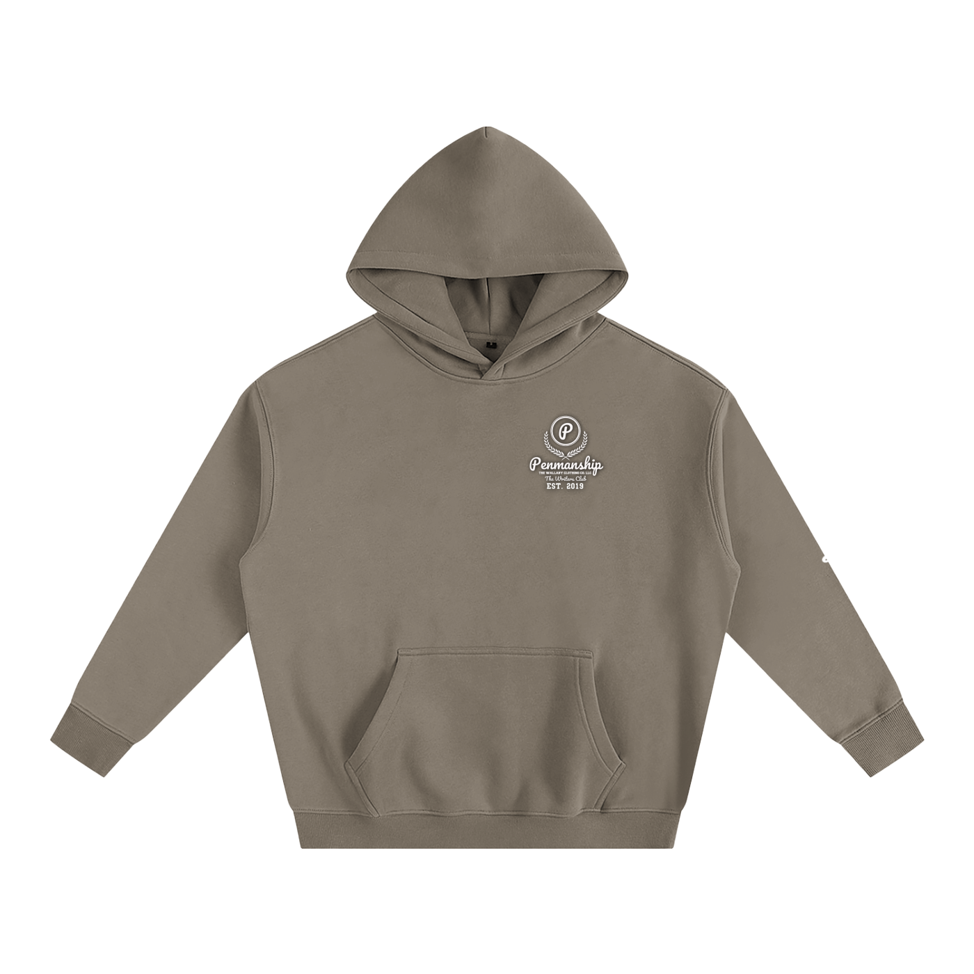 Penmanship Oversize Fleeced Hoodie