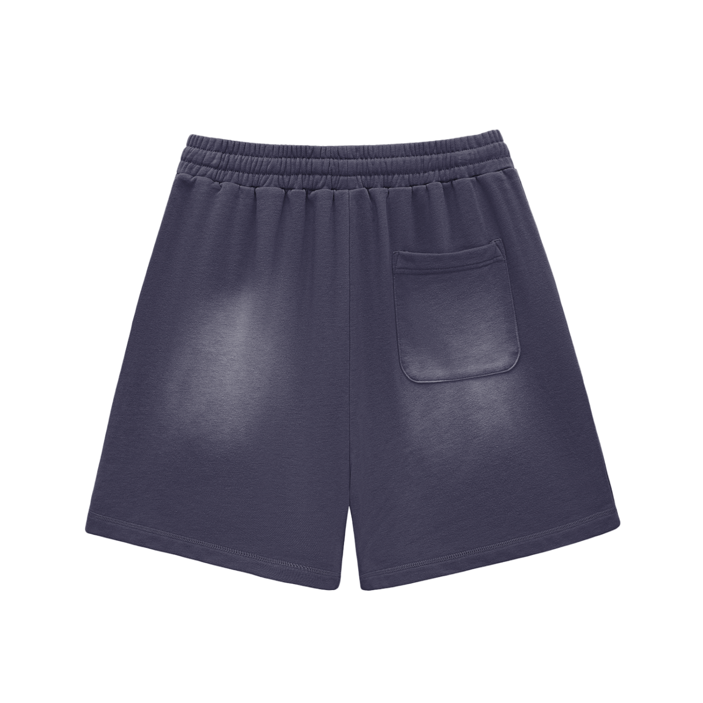 Penmanship Sun Fade Raw Edge Cotton Shorts