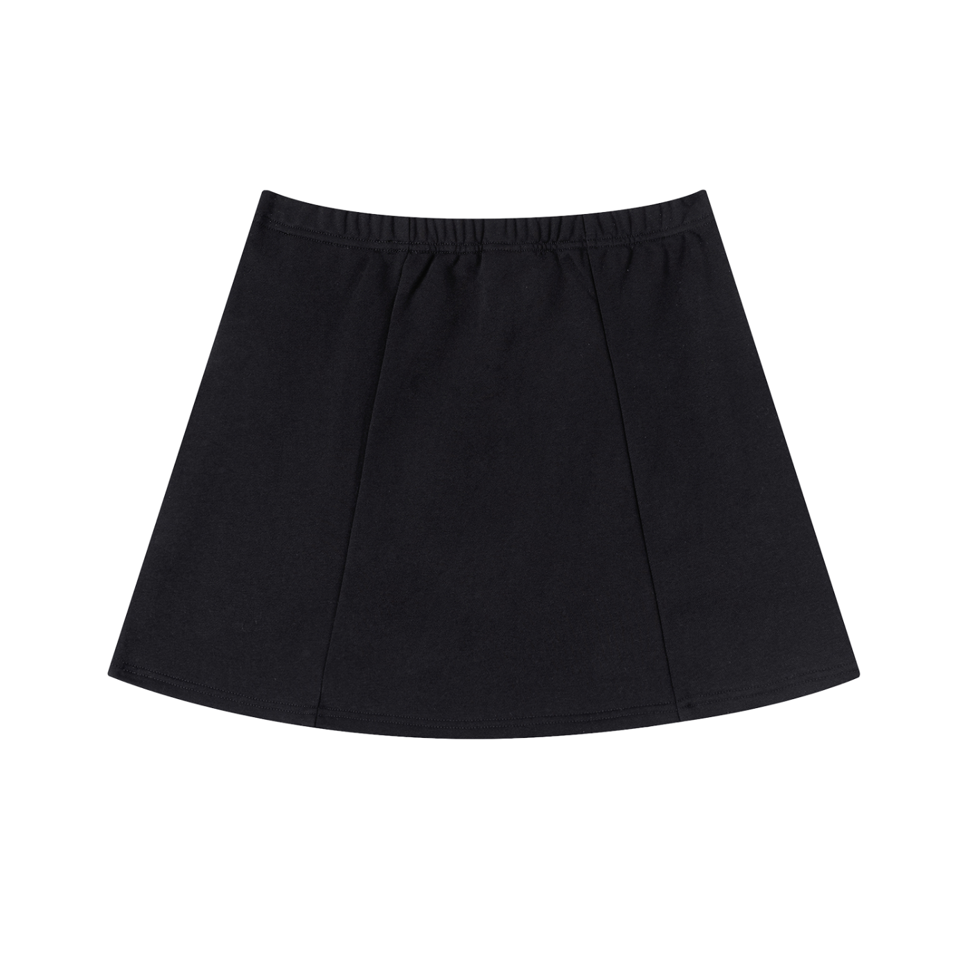 Penmanship Contrast Side Stripe Slit Skirt