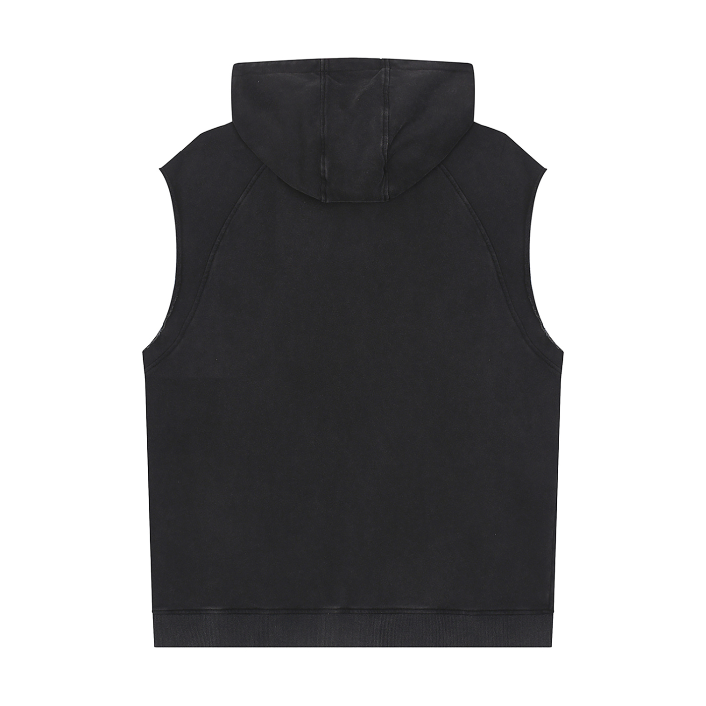 Penmanship Snow Washed Sleeveless Hoodie