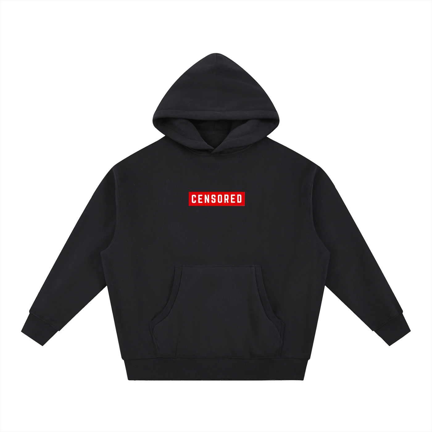 Penmanship censored 101 Essential Oversized Boxy Fit Fleece Hoodie