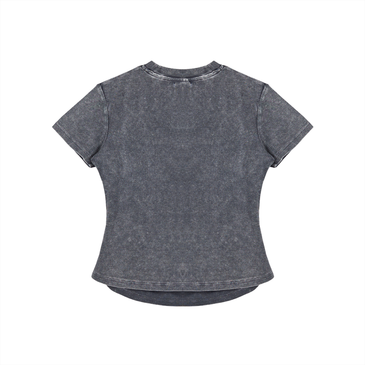 Penmanship Vintage Washed Bodycon Cotton T-Shirt