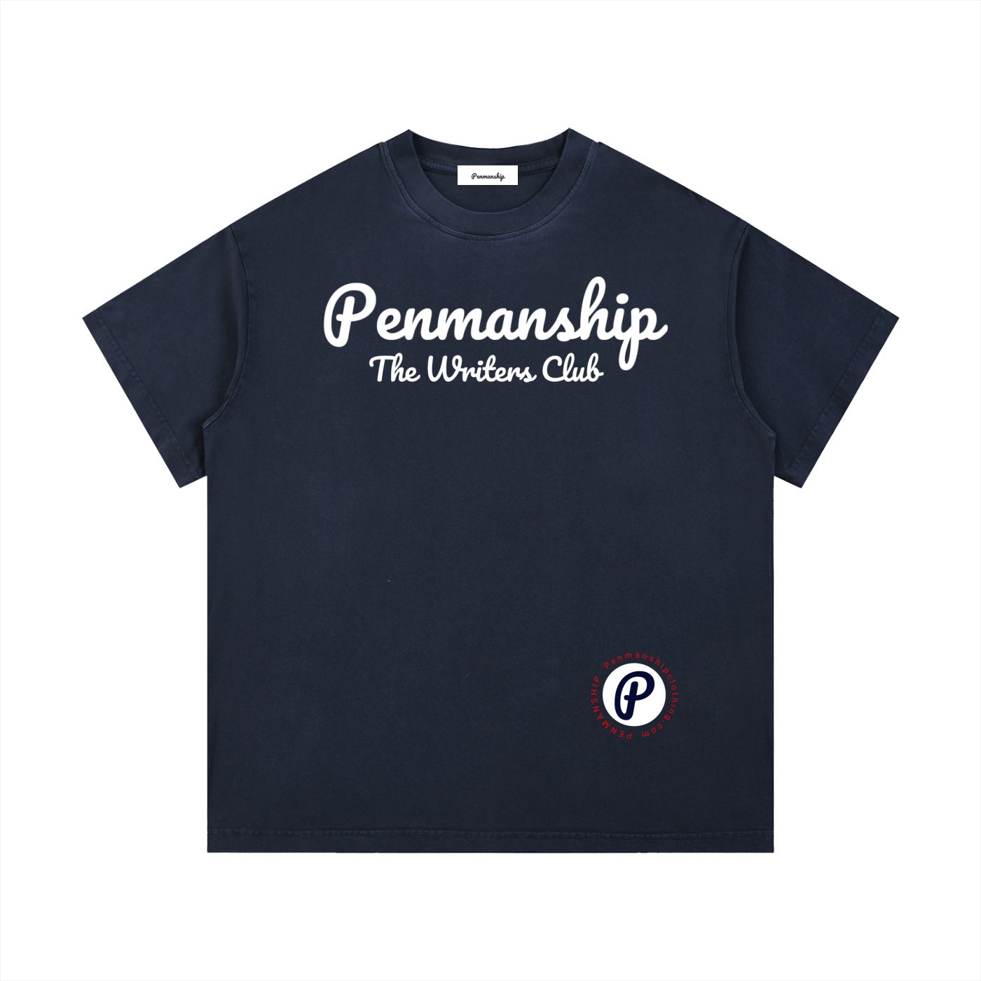 Penmanship Vintage Wash Cotton T-Shirt