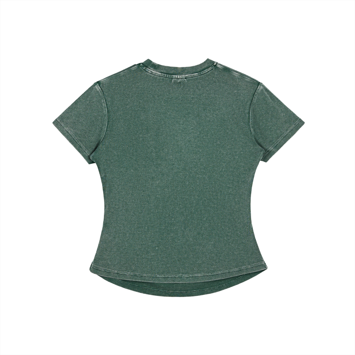 Penmanship Vintage Washed Bodycon Cotton T-Shirt