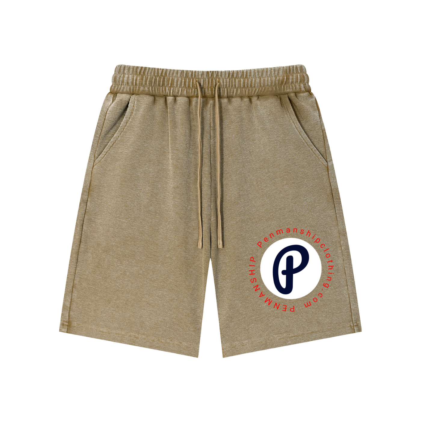 Penmanship Mineral Wash Waffle Knit Shorts
