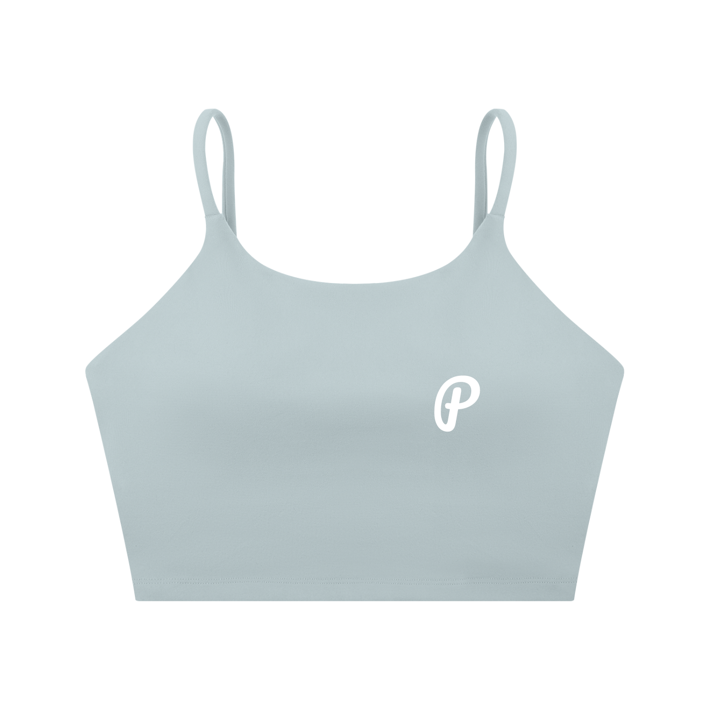 Penmanship Spaghetti Strap Yoga Sports Bra