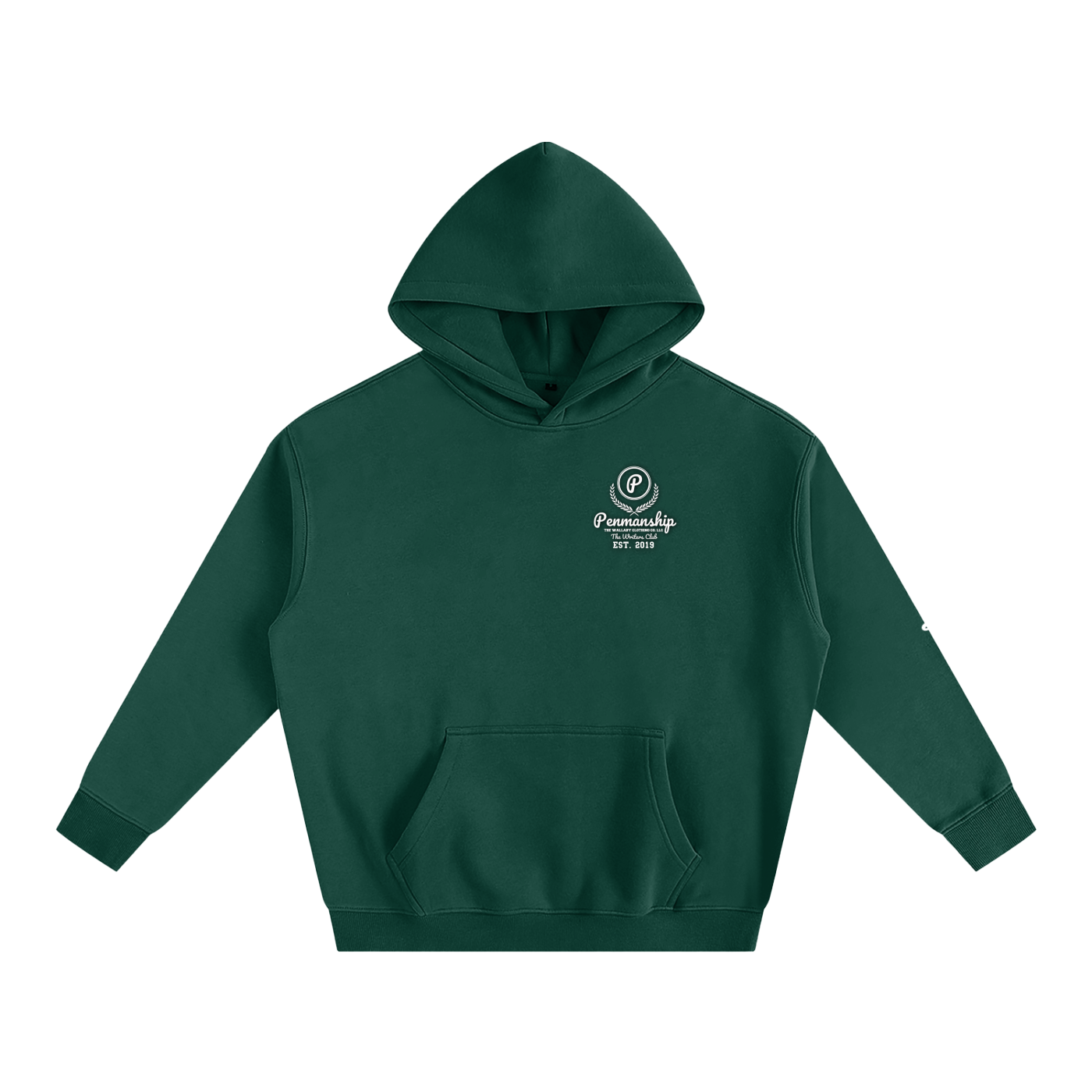 Penmanship Oversize Fleeced Hoodie