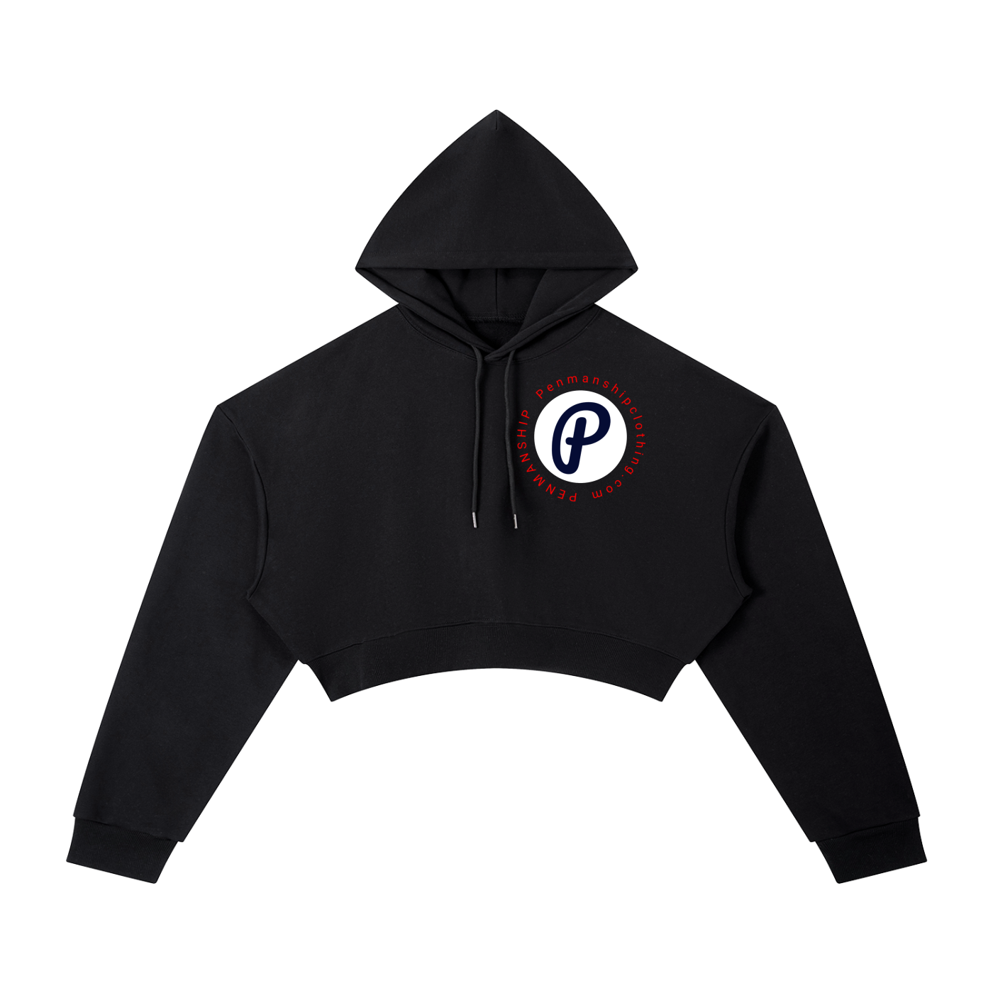 Penmanship Essential Cropped Hoodie