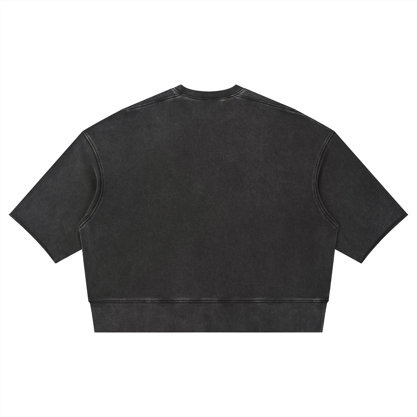 Penmanship Unisex Mineral Wash Boxy Raw Edge T-Shirt