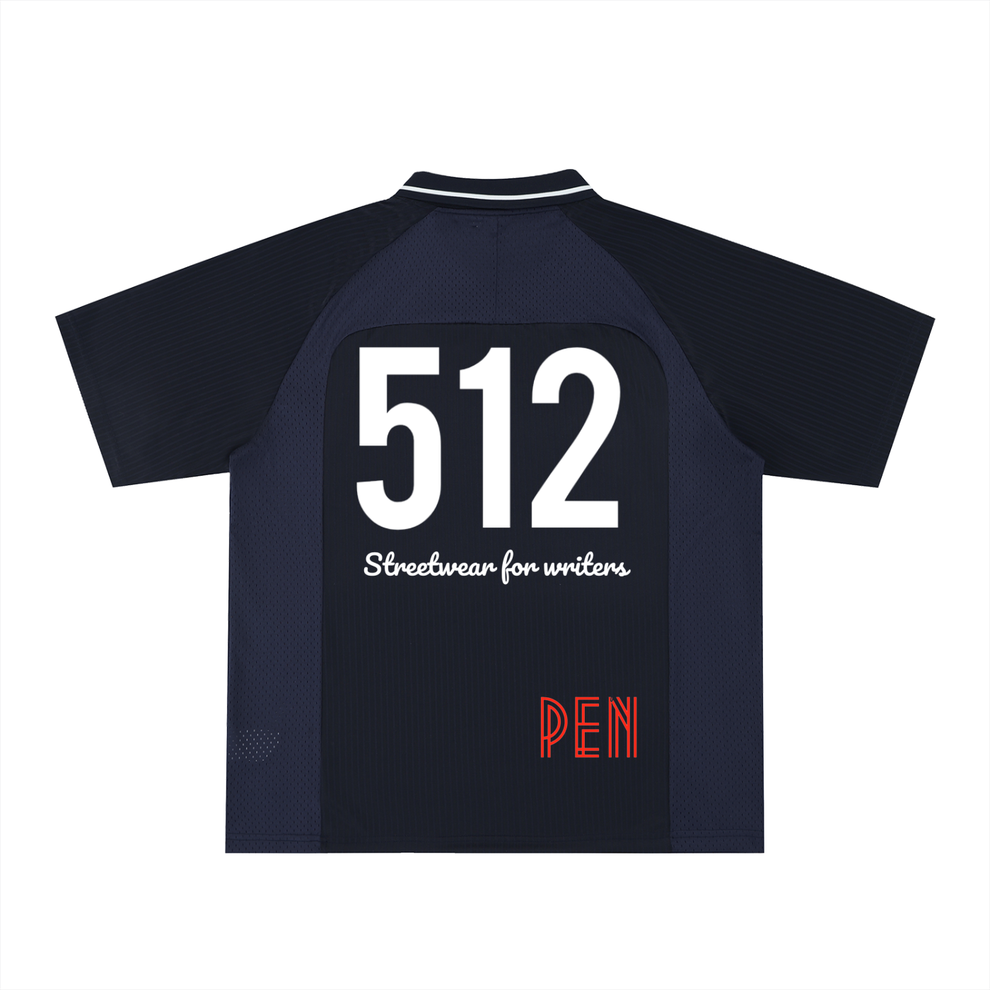 Penmanship Striped V-Neck Soccer Jersey