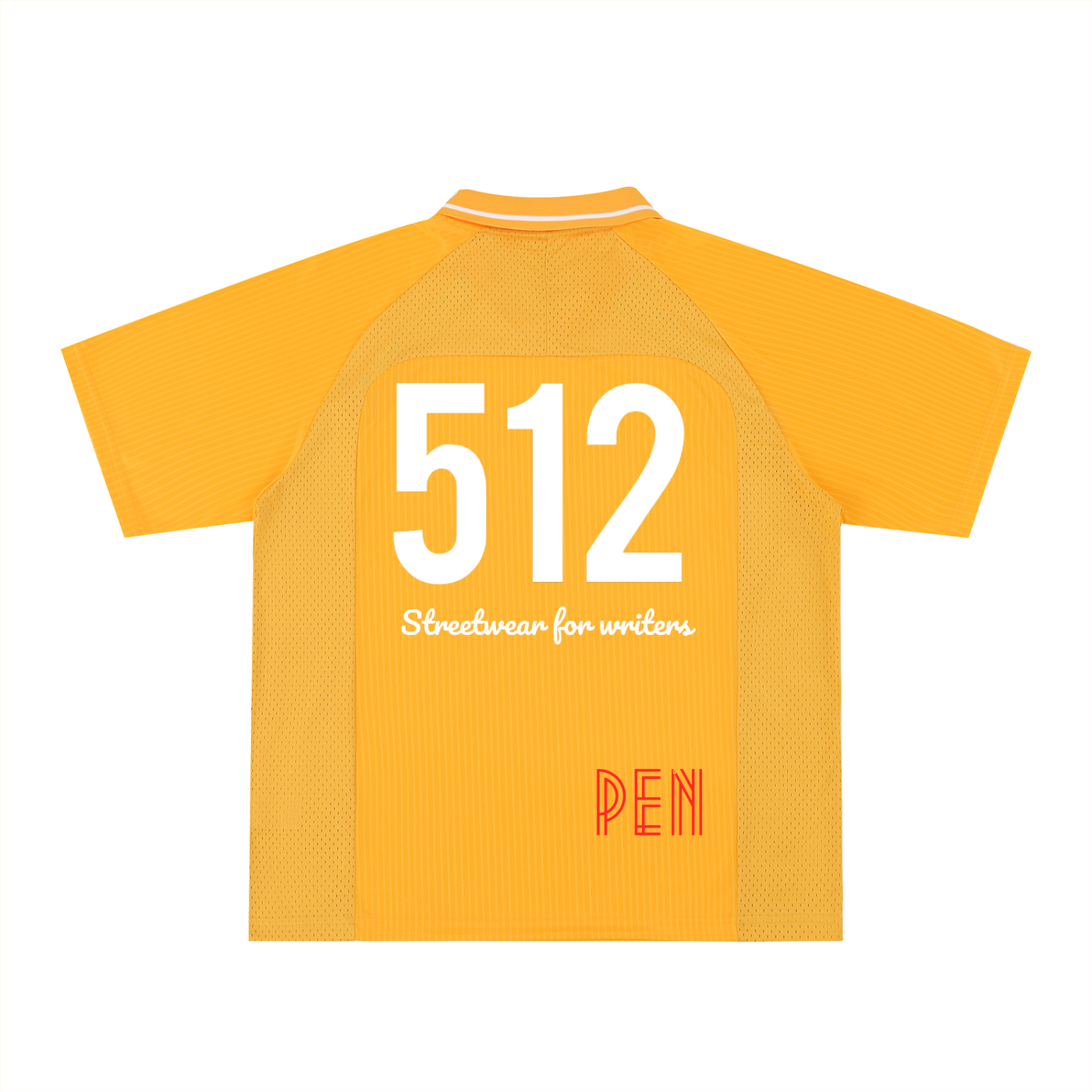 Penmanship Striped V-Neck Soccer Jersey