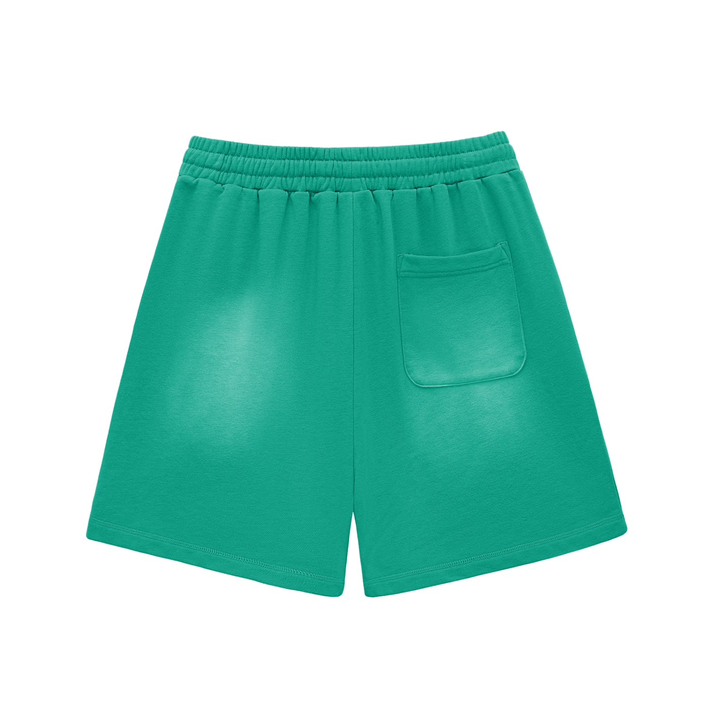 Penmanship Sun Fade Raw Edge Cotton Shorts