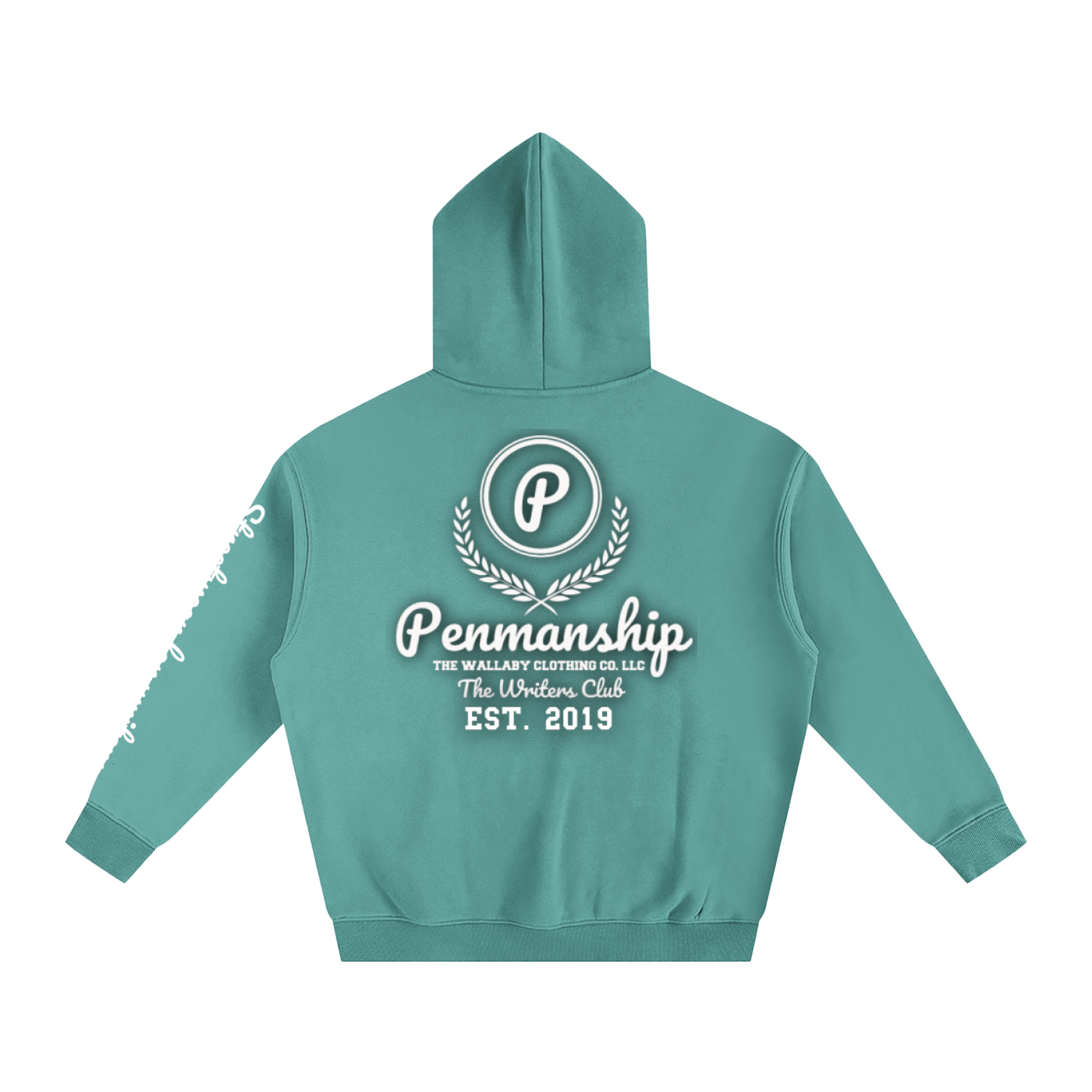 Penmanship Oversize Fleeced Hoodie