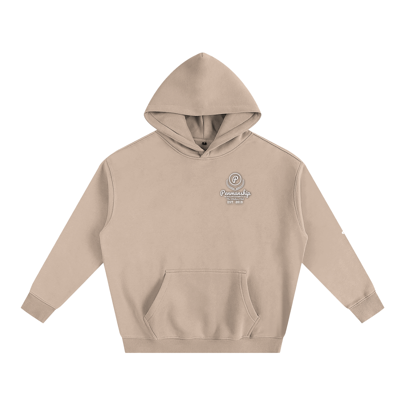 Penmanship Oversize Fleeced Hoodie