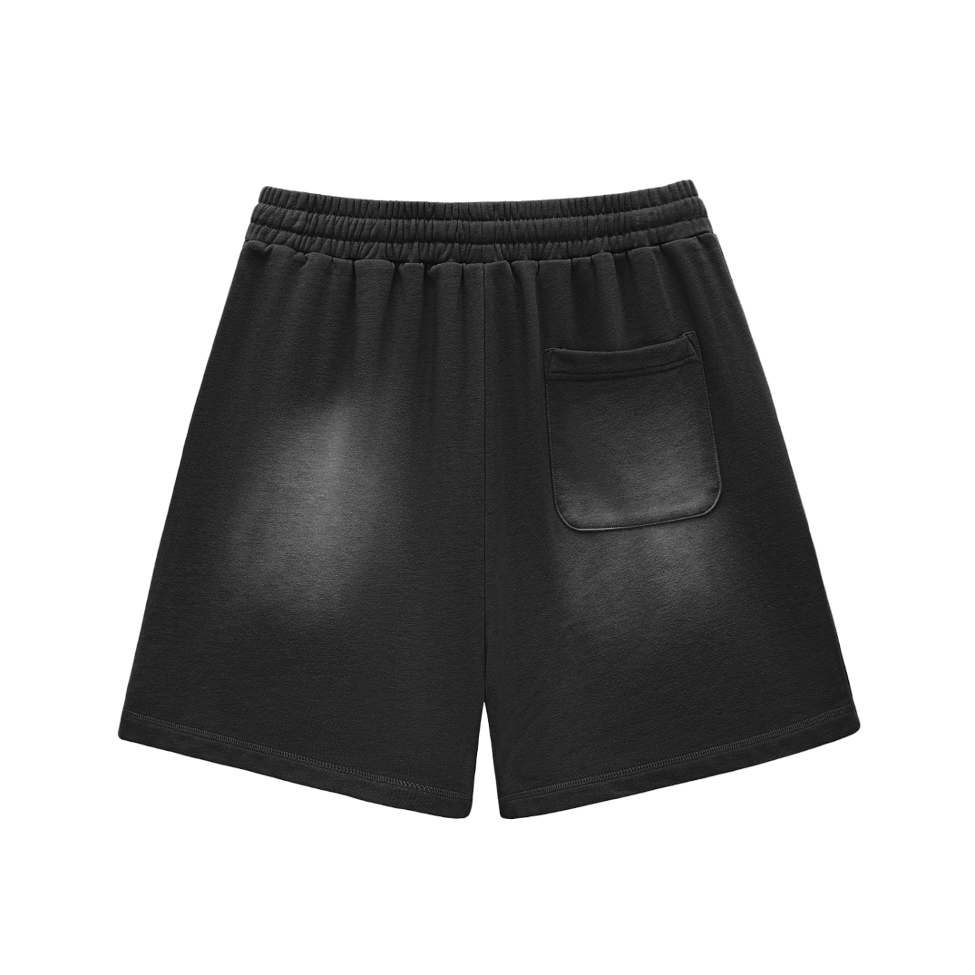 Penmanship Sun Fade Raw Edge Cotton Shorts