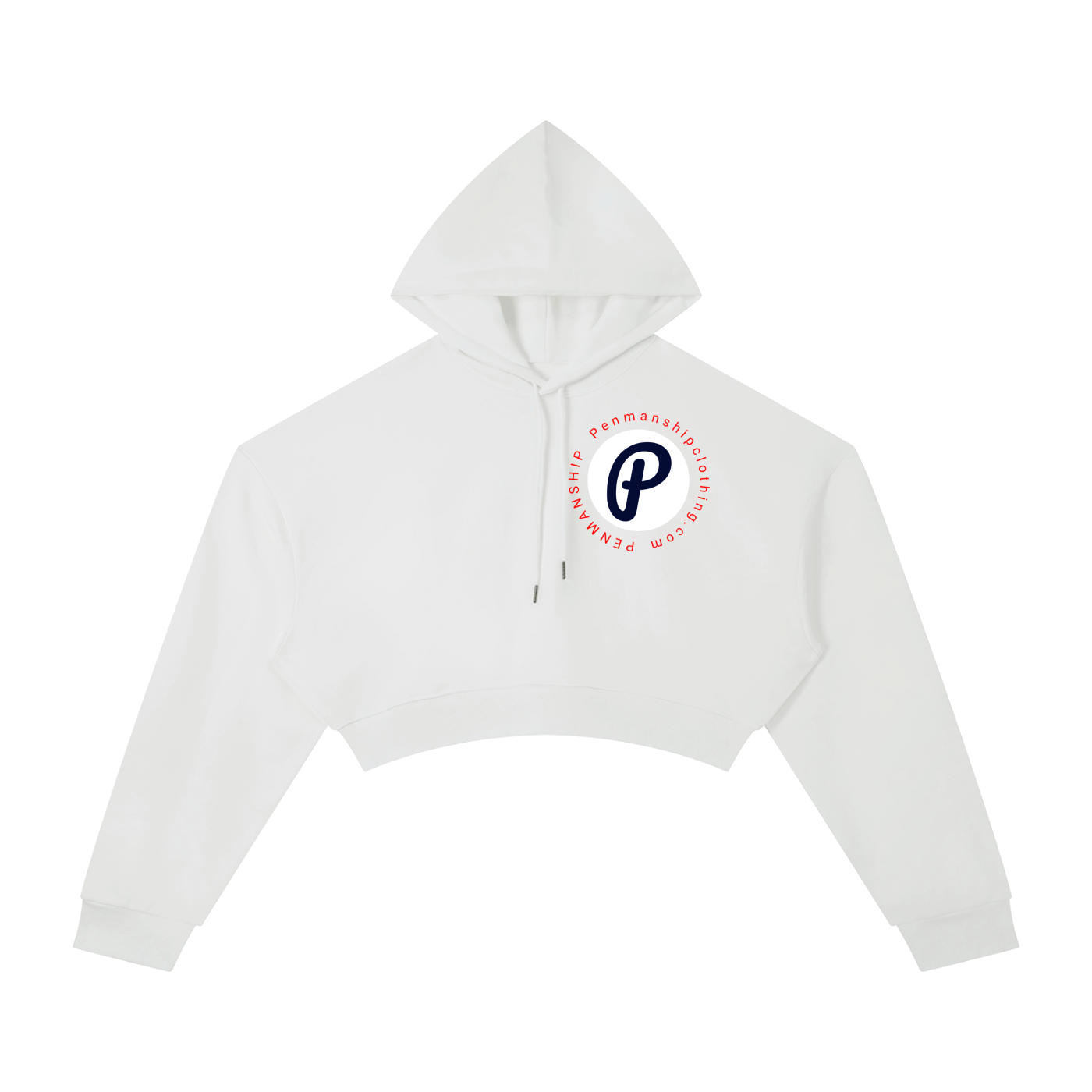 Penmanship Essential Cropped Hoodie